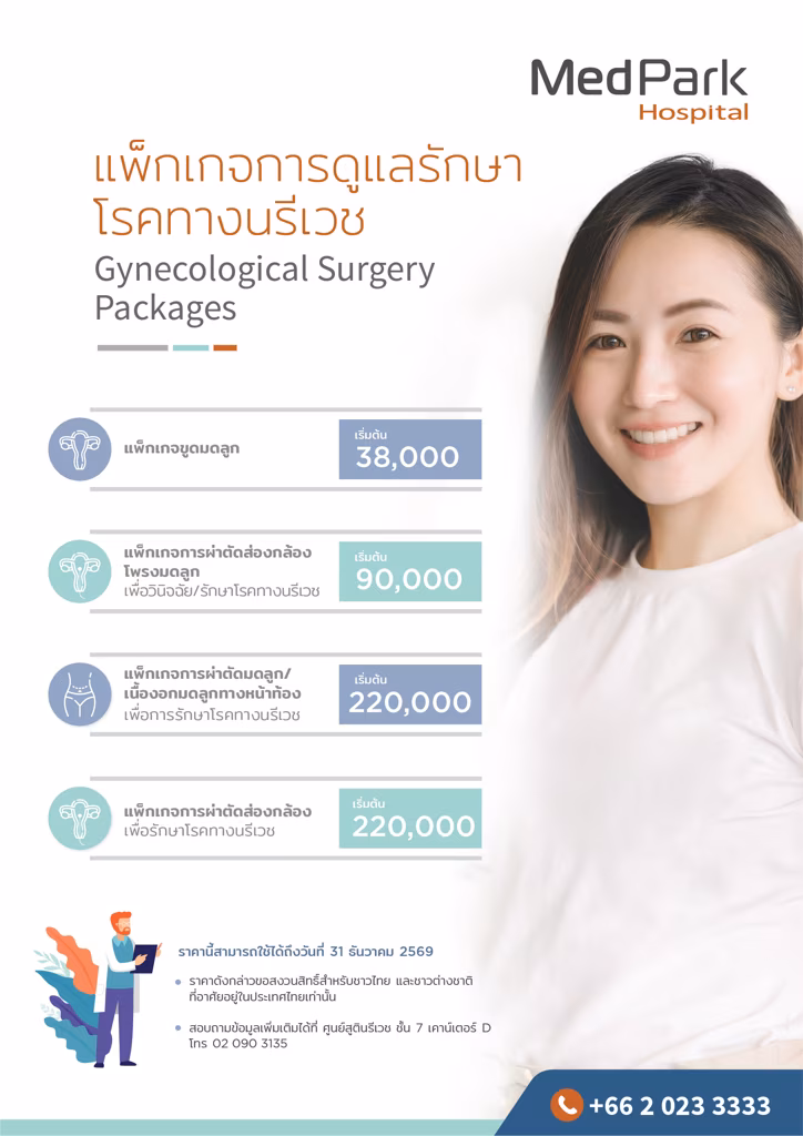 แพ็กเกจผ่าตัดโรคนรีเวช-Gynecological surgery package 2