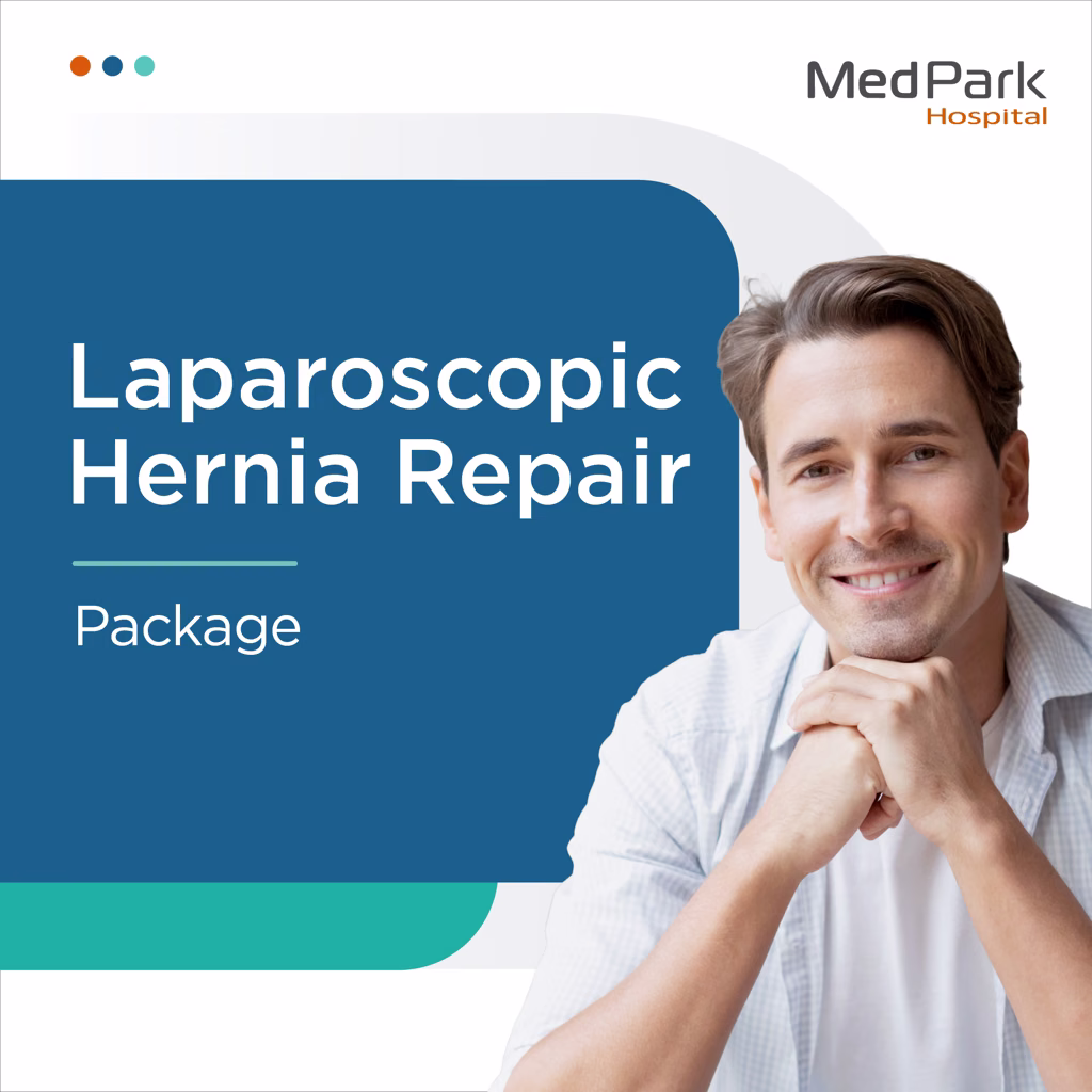 แพ็กเกจผ่าตัดไส้เลื่อนแบบส่องกล้อง - Laparoscopic hernia repair package 2