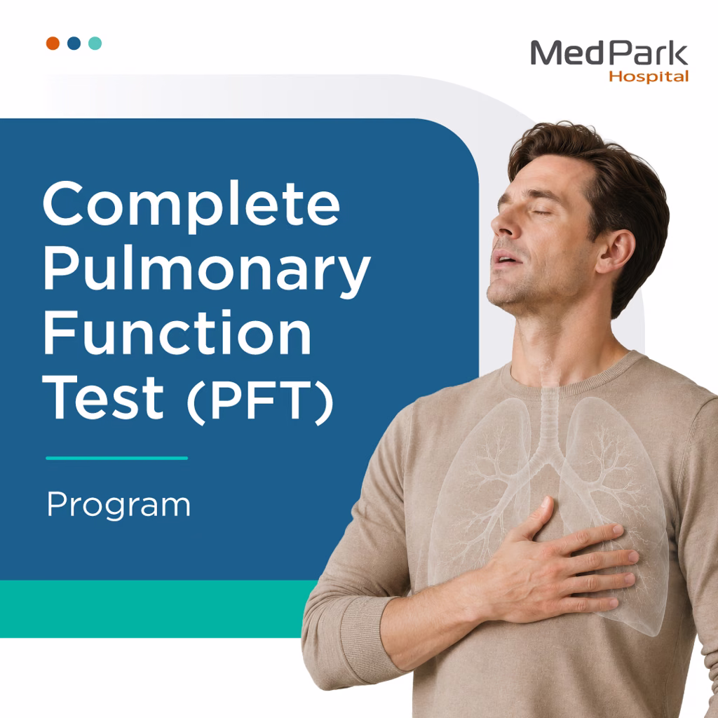 โปรแกรมตรวจสมรรถภาพปอด - Complete pulmonary function test (PFT) program 2