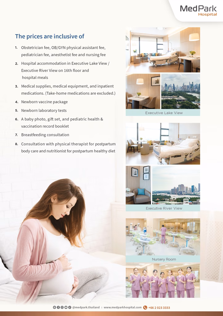 Normal Delivery Package (8 Days 7 Nights) - แพ็กเกจคลอดธรรมชาติ (8 วัน 7 คืน) 13