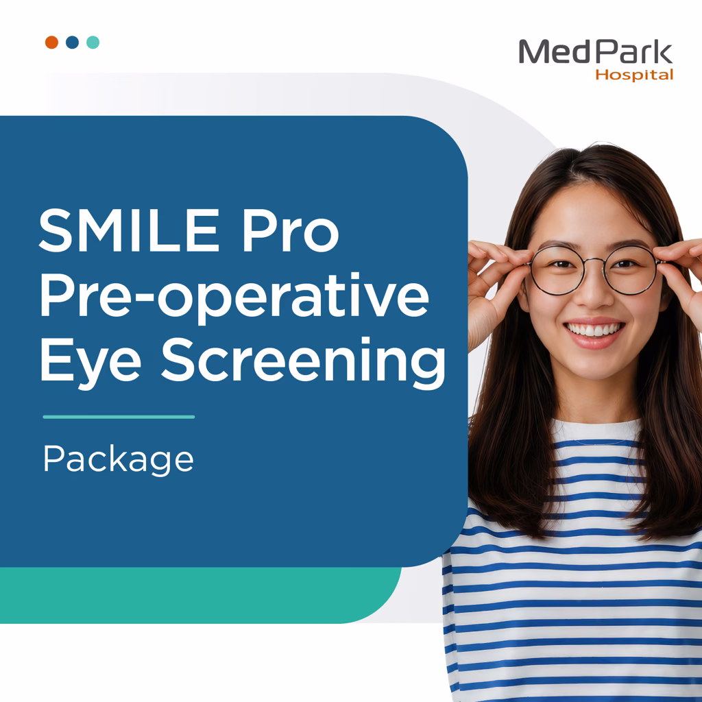 SMILE Pro Pre-operative Eye Screening Package - แพ็กเกจตรวจสุขภาพตาเพื่อประเมินก่อนการรักษาสายตาด้วยวิธี SMILE Pro 3