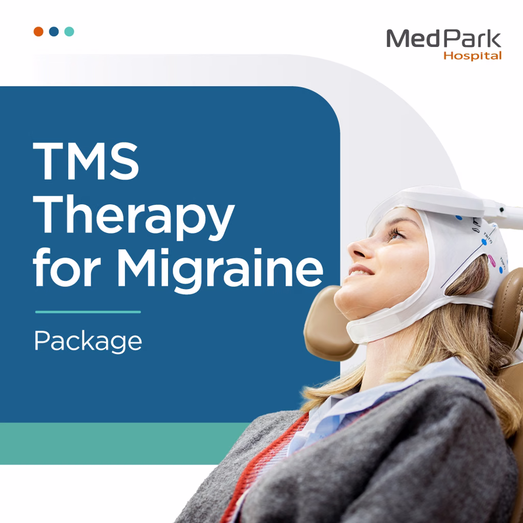 แพ็กเกจรักษาไมเกรนด้วยเครื่อง TMS - Transcranial magnetic stimulation package 1