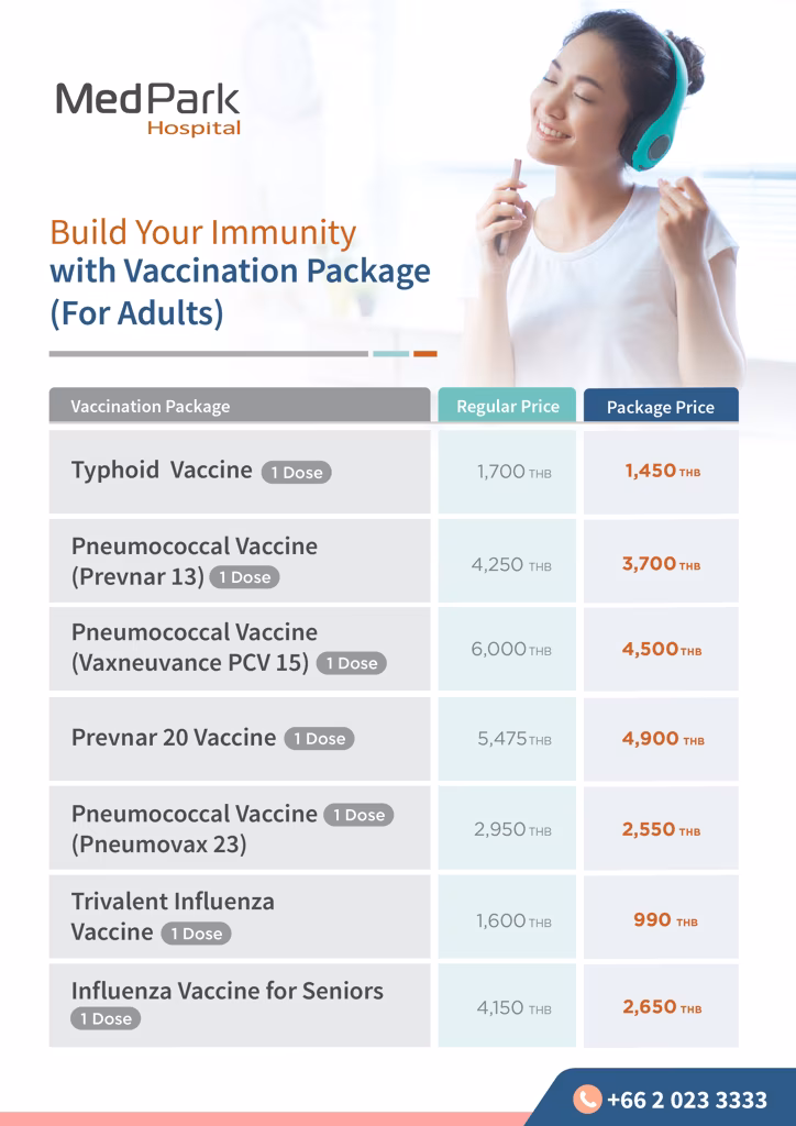 แพ็กเกจวัคซีนผู้ใหญ่ - Adult vaccine package 3